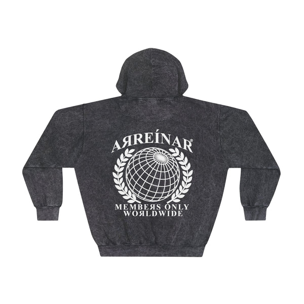 MEMBERS ONLY - MINERAL WASHED HOODIE
