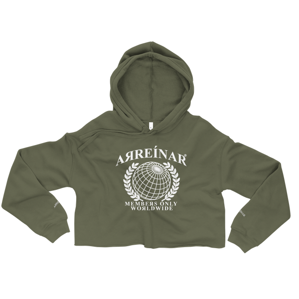 MEMBEЯS ONLY - CROPPED HOODIE